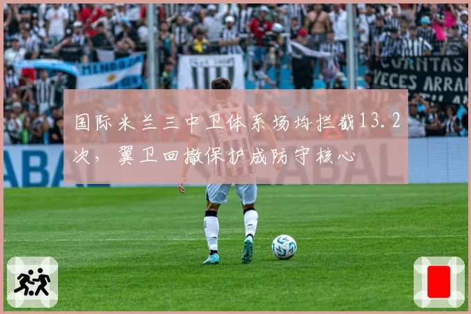 国际米兰三中卫体系场均拦截13.2次，翼卫回撤保护成防守核心
